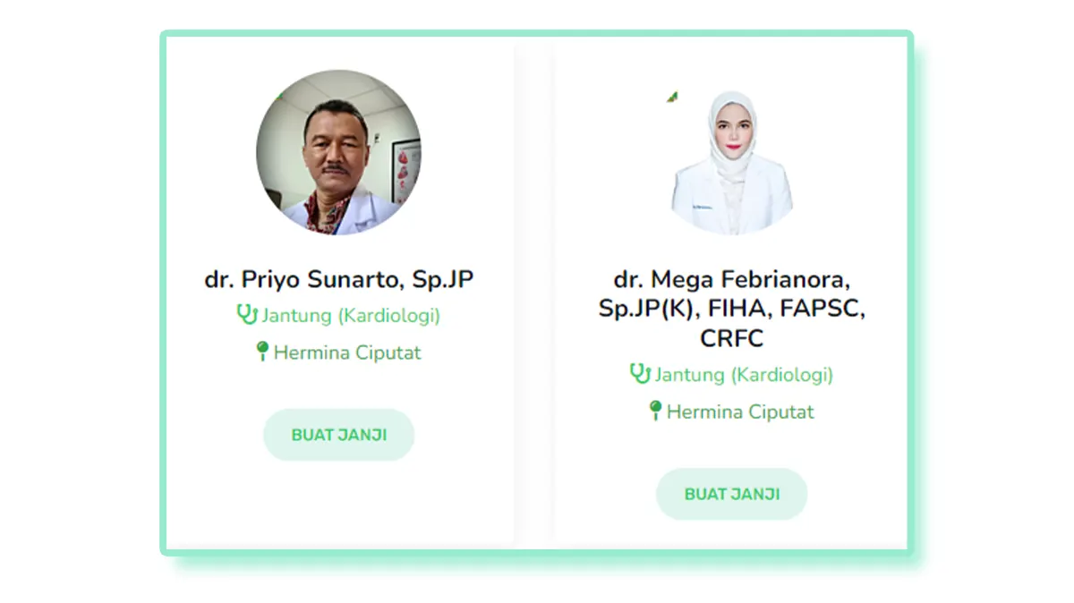 Jadwal Dokter Jantung RS Hermina Ciputat