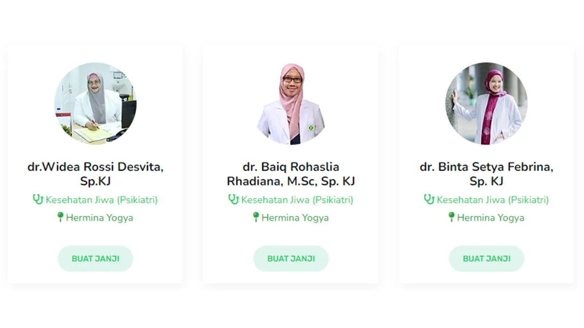 Dokter Kesehatan Jiwa RS Hermina Yogyakarta